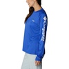 image:imageColumbia Womens Tidal Tee II Long Sleeve HoodieOrange BlastWhite Logo