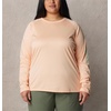 image:imageColumbia Womens Tidal Tee II Long Sleeve HoodiePeach FizzOcean Mint Logo