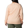 image:imageColumbia Womens Tidal Tee II Long Sleeve HoodiePeach FizzOcean Mint Logo