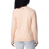 image:imageColumbia Womens Tidal Tee II Long Sleeve HoodiePeach FizzOcean Mint Logo