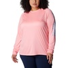 image:imageColumbia Womens Tidal Tee II Long Sleeve HoodiePink PopRiptide Logo