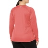 image:imageColumbia Womens Tidal Tee II Long Sleeve HoodieRed Hibiscus HeatherWhite Logo