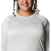 image:imageColumbia Womens Tidal Tee II Long Sleeve HoodieRed Lily HeatherWhite Logo