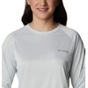 image:imageColumbia Womens Tidal Tee II Long Sleeve HoodieRed Lily HeatherWhite Logo