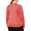 image:imageColumbia Womens Tidal Tee II Long Sleeve HoodieRed Spark HeatherWhite Logo