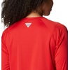 image:imageColumbia Womens Tidal Tee II Long Sleeve HoodieRed SparkWhite Logo