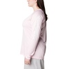 image:imageColumbia Womens Tidal Tee II Long Sleeve HoodieSatin Pink HeatherWhite Logo