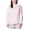 image:imageColumbia Womens Tidal Tee II Long Sleeve HoodieSatin Pink HeatherWhite Logo