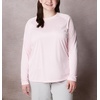 image:imageColumbia Womens Tidal Tee II Long Sleeve HoodieSatin Pink HeatherWhite Logo