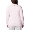 image:imageColumbia Womens Tidal Tee II Long Sleeve HoodieSatin Pink HeatherWhite Logo