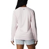image:imageColumbia Womens Tidal Tee II Long Sleeve HoodieSatin Pink HeatherWhite Logo