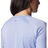 image:imageColumbia Womens Tidal Tee II Long Sleeve HoodieSerenity HeatherWhite Logo