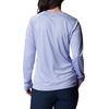 image:imageColumbia Womens Tidal Tee II Long Sleeve HoodieSerenity HeatherWhite Logo