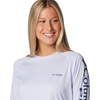 image:imageColumbia Womens Tidal Tee II Long Sleeve HoodieSnowdriftNocturnal Logo