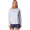 image:imageColumbia Womens Tidal Tee II Long Sleeve HoodieSnowdriftNocturnal Logo