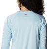 image:imageColumbia Womens Tidal Tee II Long Sleeve HoodieSpring Blue HeatherWhite Logo