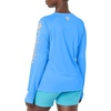 image:imageColumbia Womens Tidal Tee II Long Sleeve HoodieStormy BlueLight Coral Logo