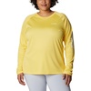 image:imageColumbia Womens Tidal Tee II Long Sleeve HoodieSun GlowWhite Logo