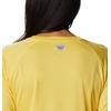 image:imageColumbia Womens Tidal Tee II Long Sleeve HoodieSun GlowWhite Logo
