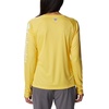 image:imageColumbia Womens Tidal Tee II Long Sleeve HoodieSun GlowWhite Logo