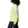image:imageColumbia Womens Tidal Tee II Long Sleeve HoodieSunnysideAzure Blue Logo