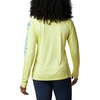 image:imageColumbia Womens Tidal Tee II Long Sleeve HoodieSunnysideAzure Blue Logo