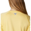 image:imageColumbia Womens Tidal Tee II Long Sleeve HoodieSweet CornWhite Logo