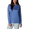 image:imageColumbia Womens Tidal Tee II Long Sleeve HoodieTanzanite HeatherCirrus Grey