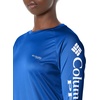 image:imageColumbia Womens Tidal Tee II Long Sleeve HoodieTanzaniteWhite Logo