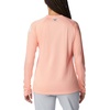 image:imageColumbia Womens Tidal Tee II Long Sleeve HoodieTiki Pink HeatherWhite Logo
