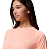 image:imageColumbia Womens Tidal Tee II Long Sleeve HoodieTiki PinkWhite Logo
