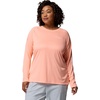 image:imageColumbia Womens Tidal Tee II Long Sleeve HoodieTiki PinkWhite Logo