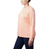 image:imageColumbia Womens Tidal Tee II Long Sleeve HoodieTiki PinkWhite Logo