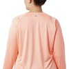 image:imageColumbia Womens Tidal Tee II Long Sleeve HoodieTiki PinkWhite Logo