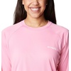 image:imageColumbia Womens Tidal Tee II Long Sleeve HoodieTropic PinkWhite Logo
