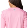 image:imageColumbia Womens Tidal Tee II Long Sleeve HoodieTropic PinkWhite Logo