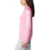 image:imageColumbia Womens Tidal Tee II Long Sleeve HoodieTropic PinkWhite Logo
