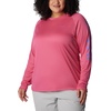 image:imageColumbia Womens Tidal Tee II Long Sleeve HoodieUltra PinkViolet Sea Logo