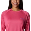 image:imageColumbia Womens Tidal Tee II Long Sleeve HoodieUltra PinkViolet Sea Logo