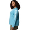 image:imageColumbia Womens Tidal Tee II Long Sleeve HoodieVintage BlueWhite Logo
