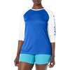 image:imageColumbia Womens Tidal Tee II Long Sleeve HoodieVivid Blue  White