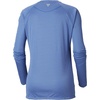 image:imageColumbia Womens Tidal Tee II Long Sleeve HoodieVivid Blue HeatherWhite Logo
