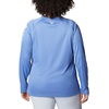image:imageColumbia Womens Tidal Tee II Long Sleeve HoodieVivid Blue HeatherWhite Logo