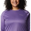 image:imageColumbia Womens Tidal Tee II Long Sleeve HoodieVivid Purple HeatherMint Cay Logo