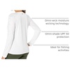 image:imageColumbia Womens Tidal Tee II Long Sleeve HoodieWhite  Cool Grey Logo