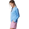image:imageColumbia Womens Tidal Tee II Long Sleeve HoodieWhite CapBluebell Logo