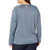 image:imageColumbia Womens Tidal Tee II Long Sleeve HoodieWhite HeatherCool Grey Logo