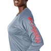 image:imageColumbia Womens Tidal Tee II Long Sleeve HoodieWhite HeatherCool Grey Logo