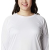 image:imageColumbia Womens Tidal Tee II Long Sleeve HoodieWhiteCirrus Grey Logo