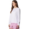 image:imageColumbia Womens Tidal Tee II Long Sleeve HoodieWhiteCirrus Grey Logo